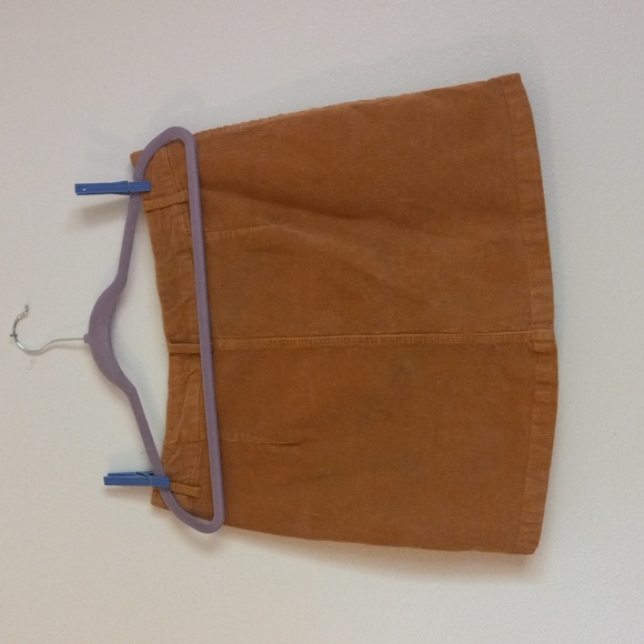 Wild Fable corduroy mini skirt with pockets,yellow, size 14. Buttons down front. - Picture 4 of 5